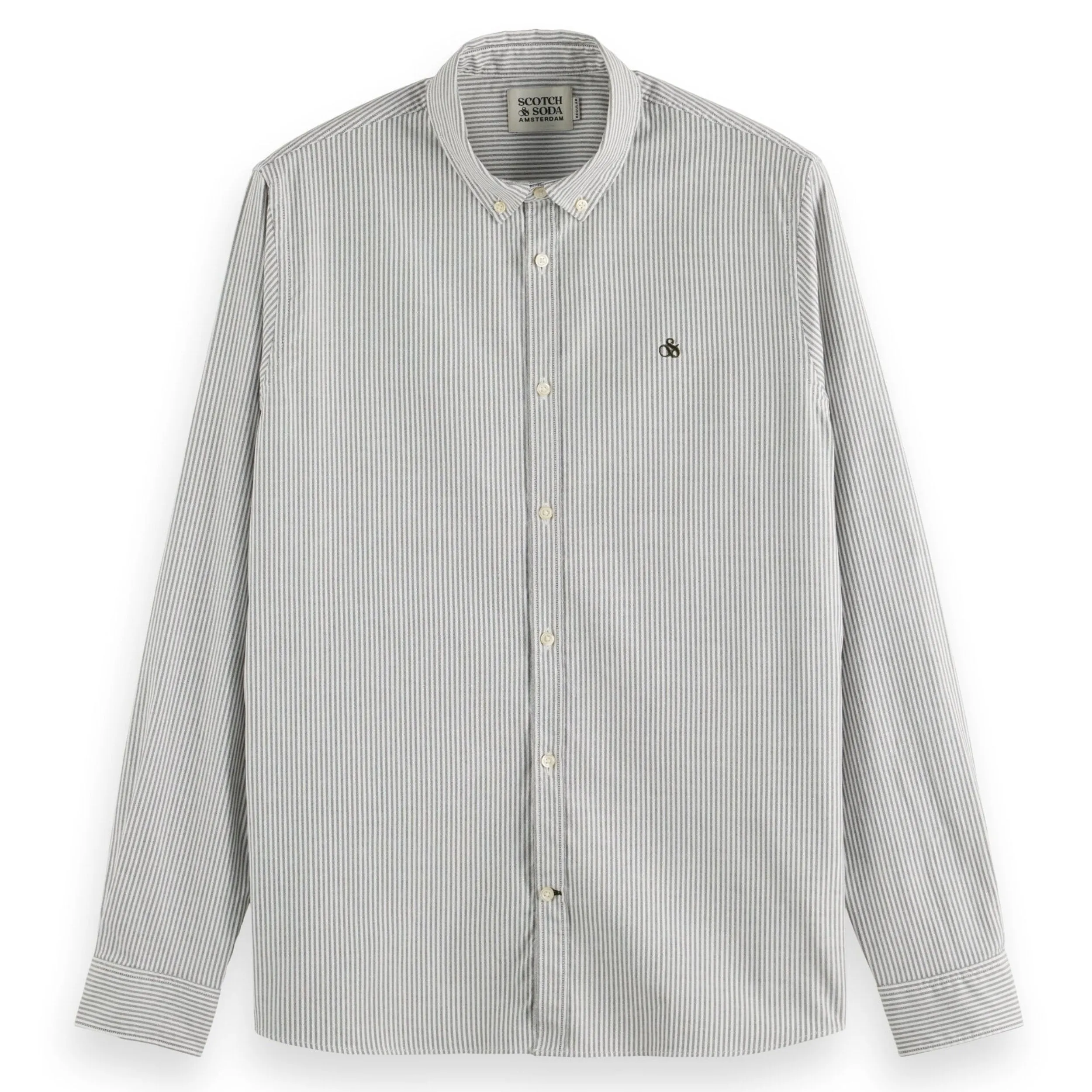 Green Stripe Seasonal Essentials Oxford Striped Shirt