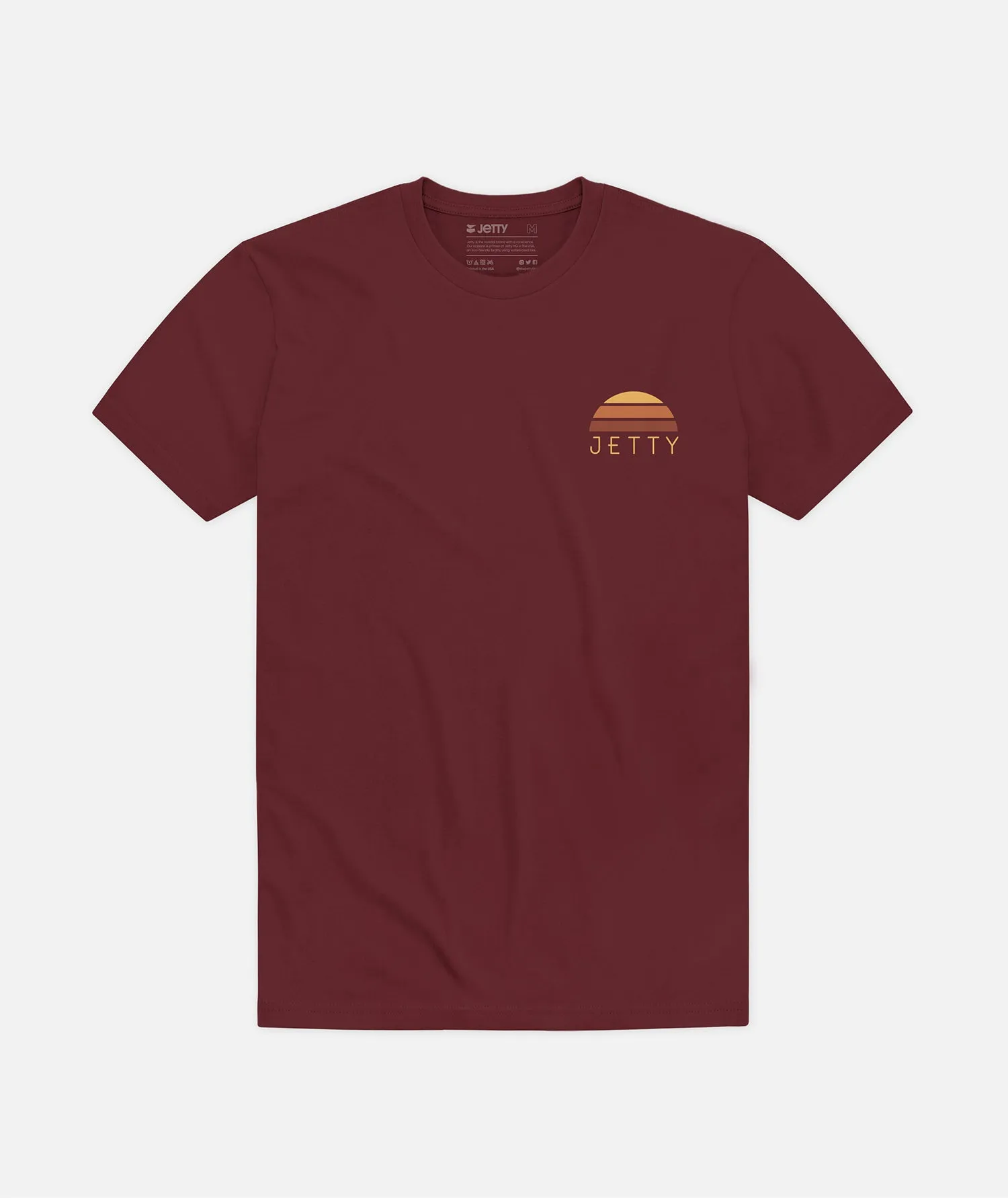 Grom Sunup Tee - Maroon