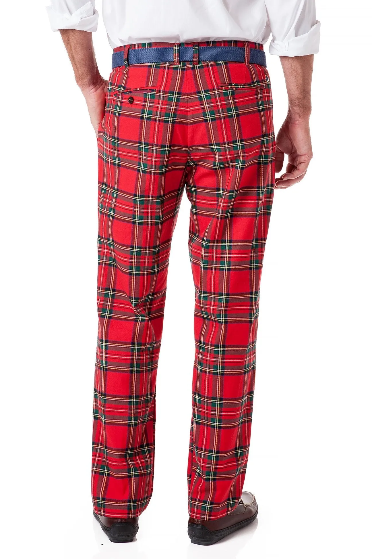 Harbor Pant Stretch Twill Royal Stewart Tartan Plaid