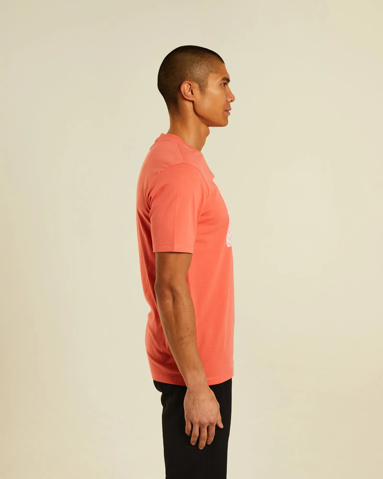 Idris Tee Bright Peach