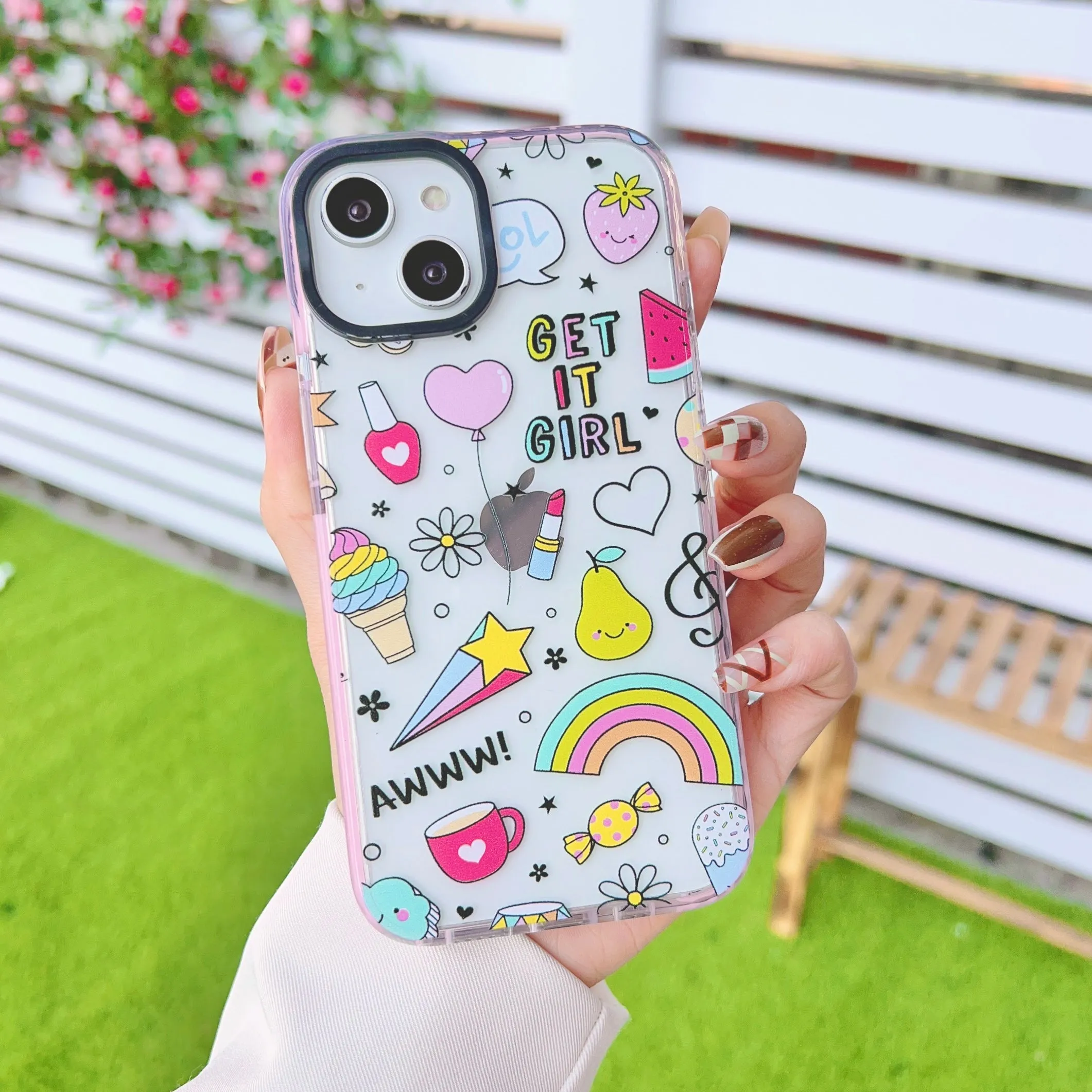 iPhone Impact Proof Silicon Case ( Get It Girl )