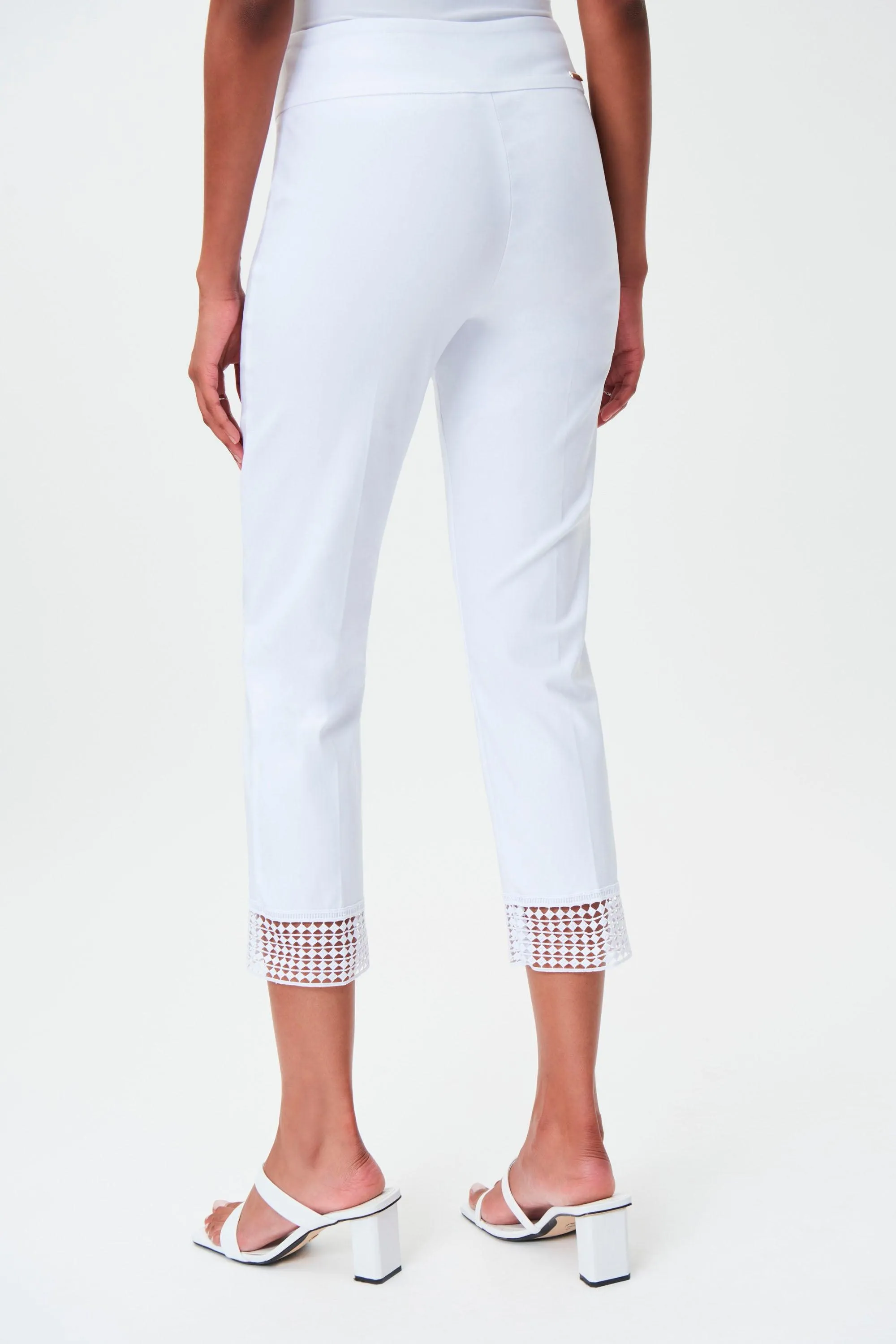 Joseph Ribkoff White Trousers Style 232249