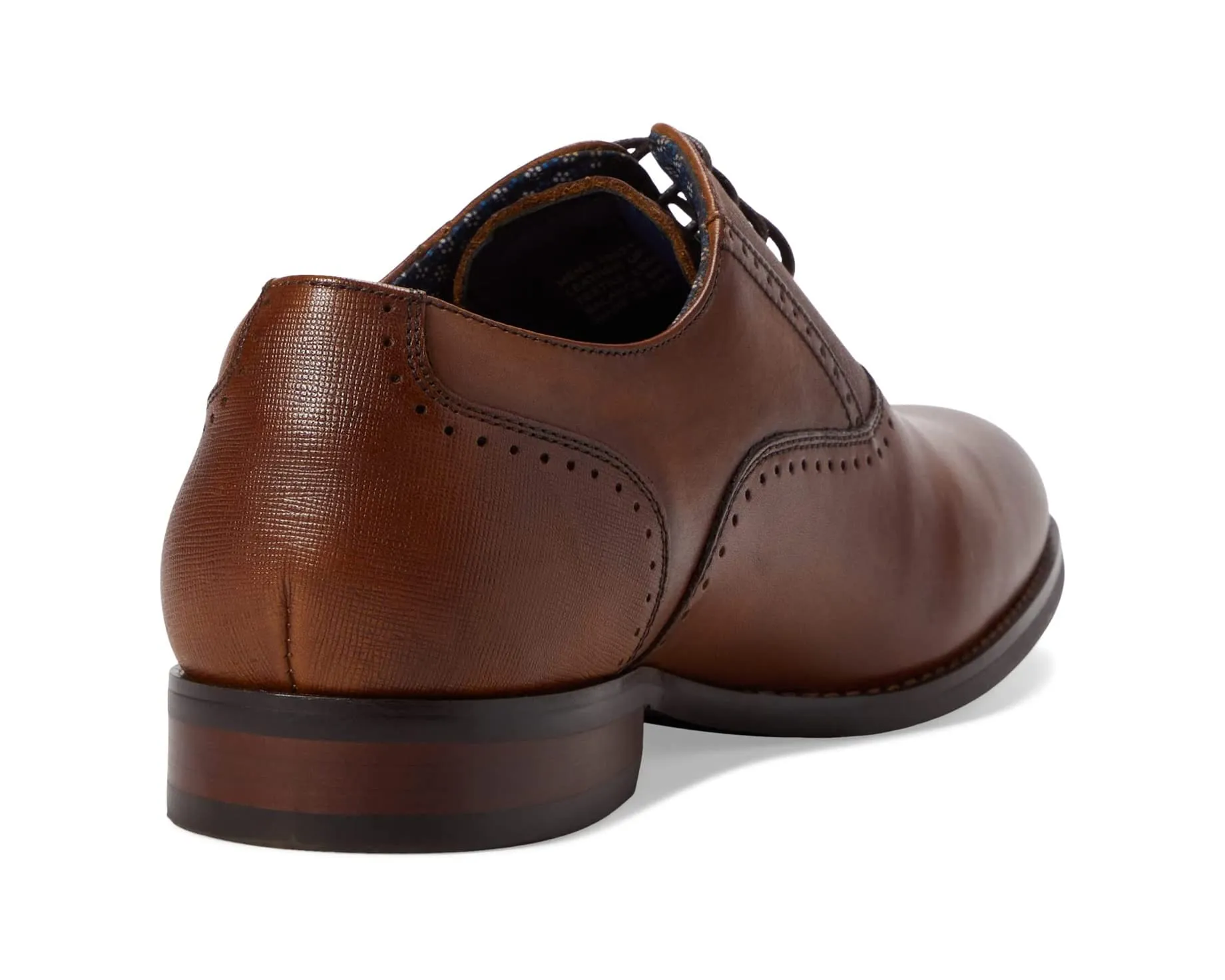 Kalvin Plain Toe Oxford Stacy Adams, cognac