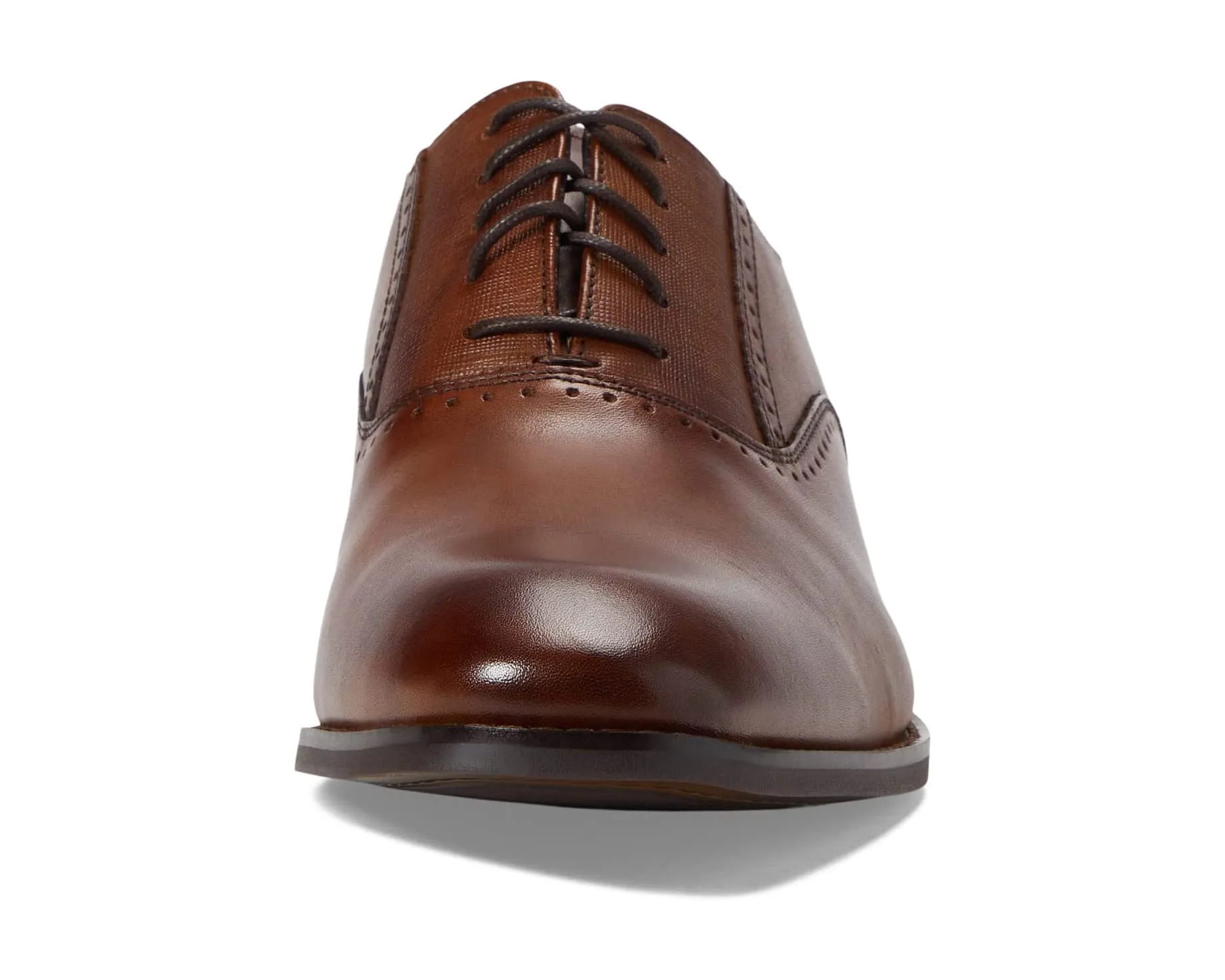 Kalvin Plain Toe Oxford Stacy Adams, cognac