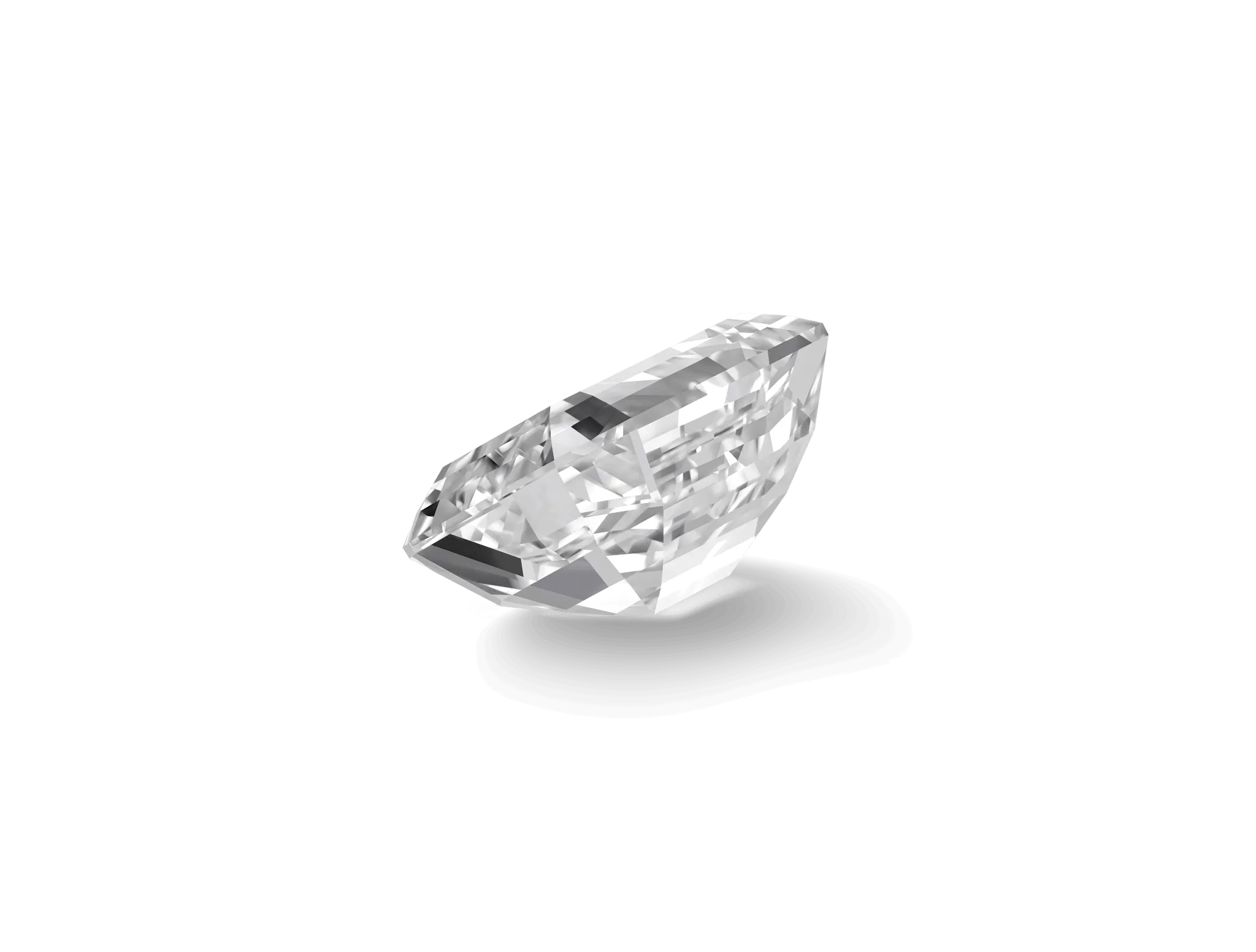 Lab-Grown Loose 1¾ct. Emerald Cut Diamond | White