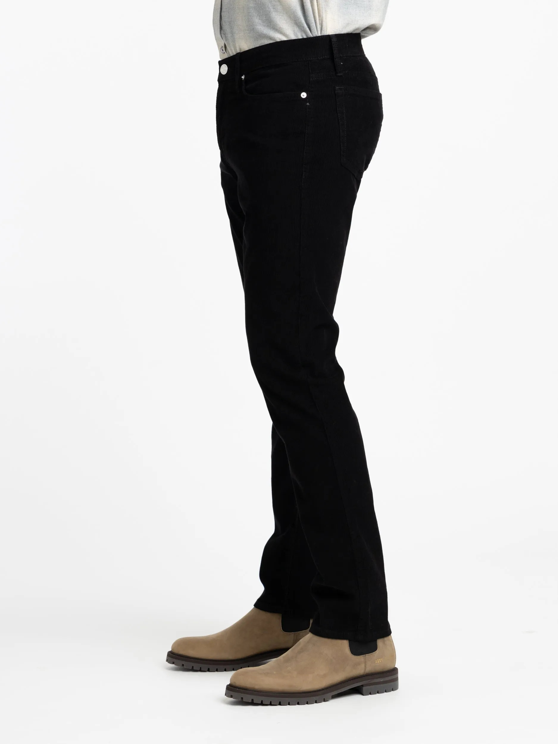 L'Homme Slim Mid-Rise Corduroy Pant