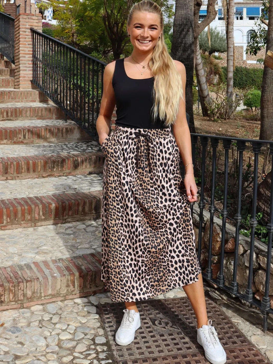 Liberté Alma loose skirt lux leo