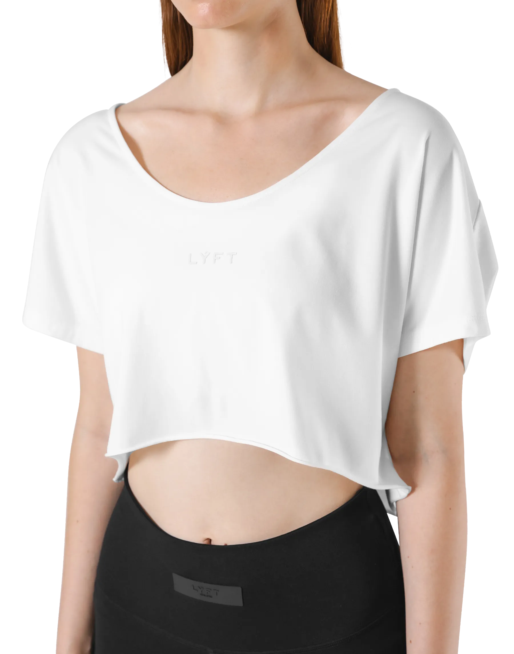 Loose Fit Stretch T-Shirt - White