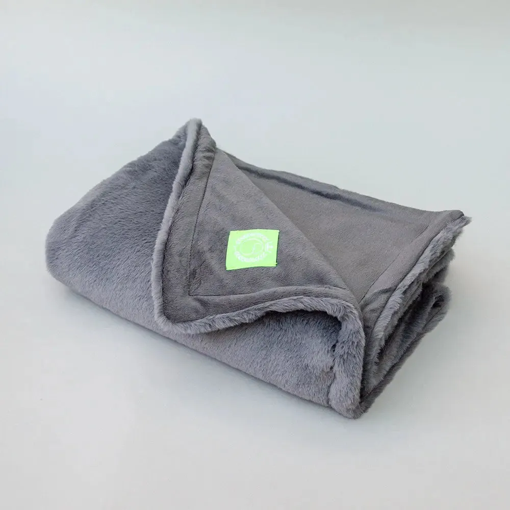 Luxus Hundedecke  "Plaid - Deluxe" grau