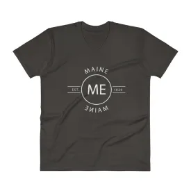 Maine - V-Neck T-Shirt - Reflections