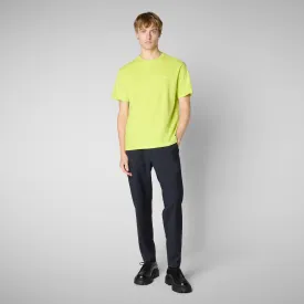 Man's t-shirt Bram in lichen green