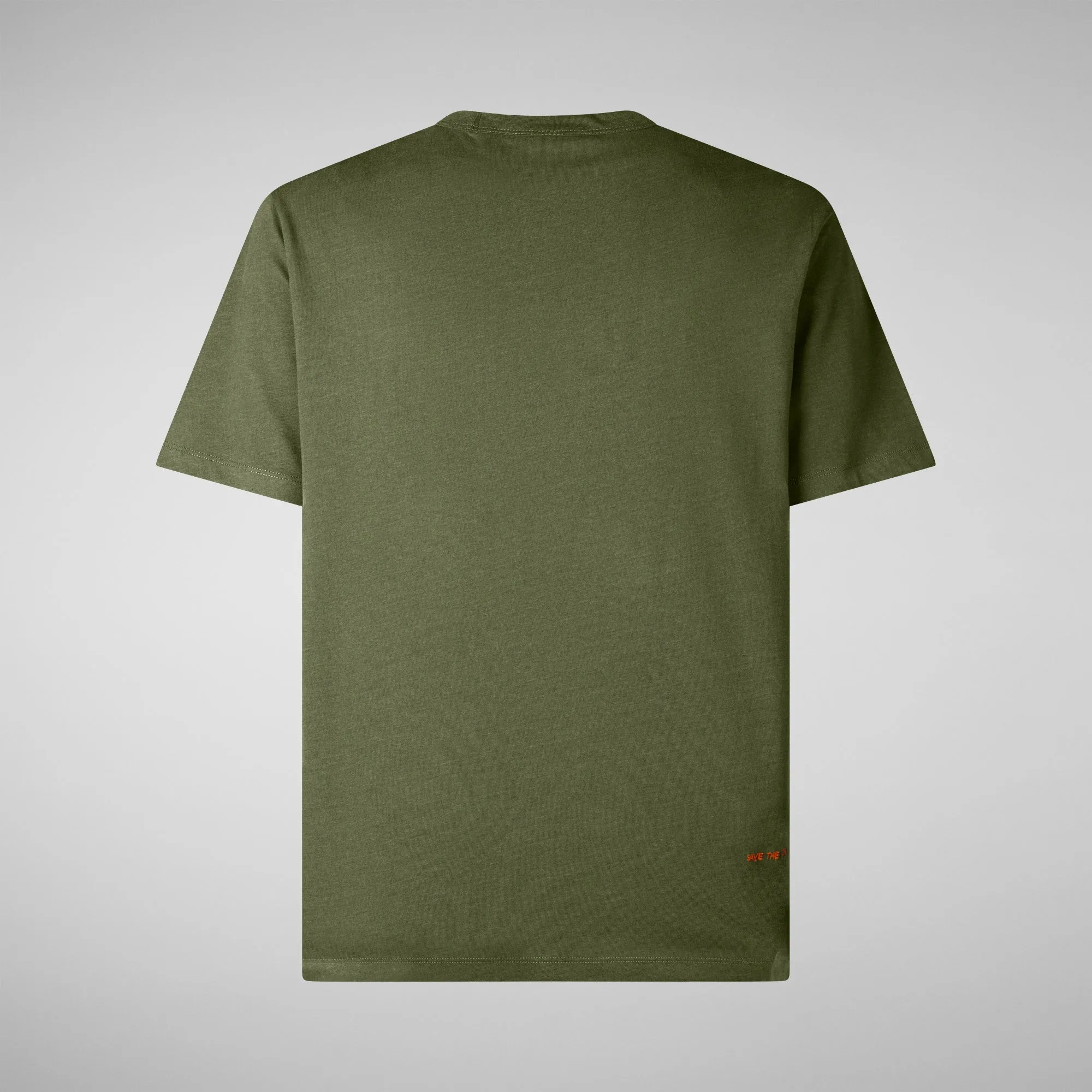 Man's t-shirt Bram in moss green