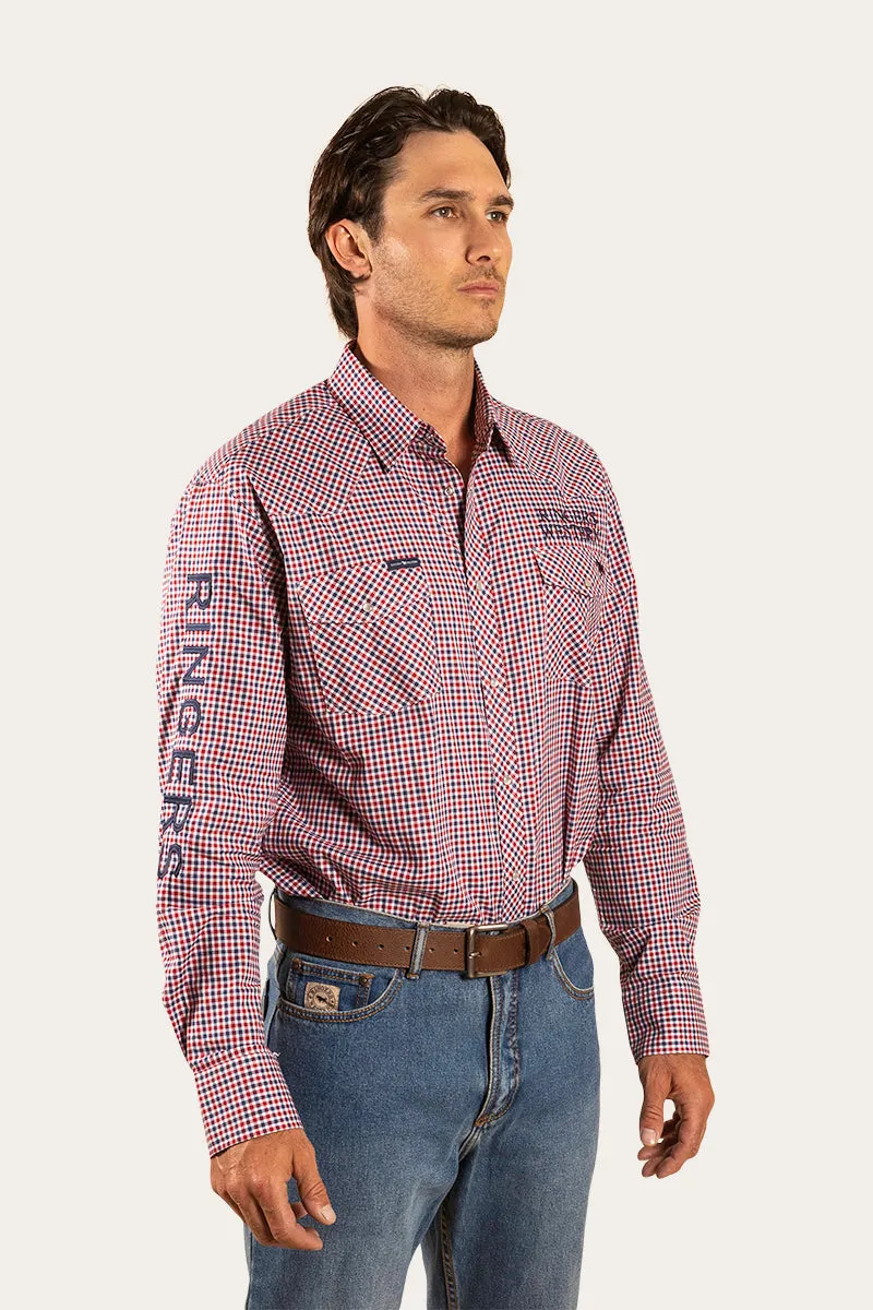 Maverick Mens Western Shirt - Red