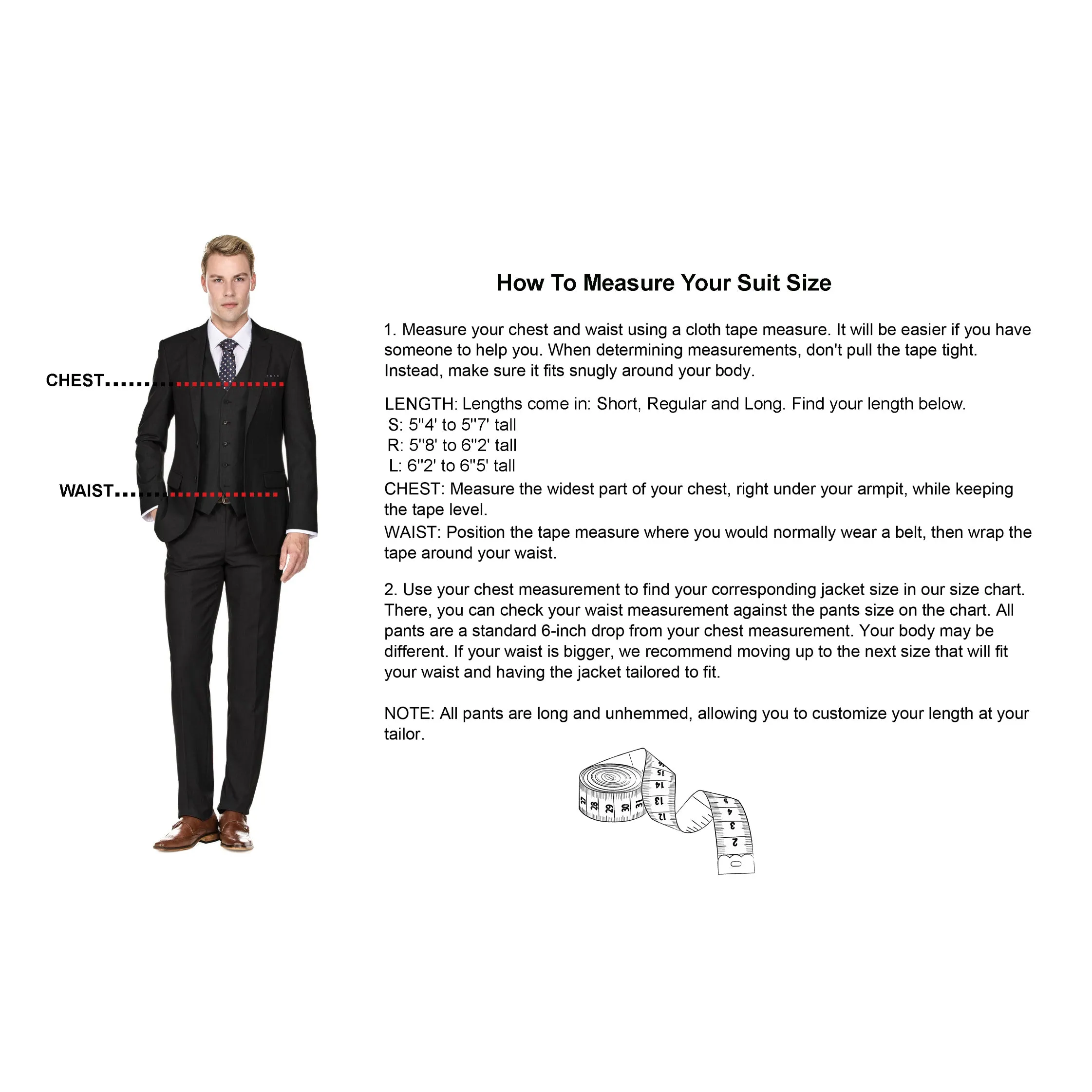 Men's 2-Piece Velvet Birdseye Lapel Slim-Fit Tuxedo With Performance Stretch Pants & Bow Tie