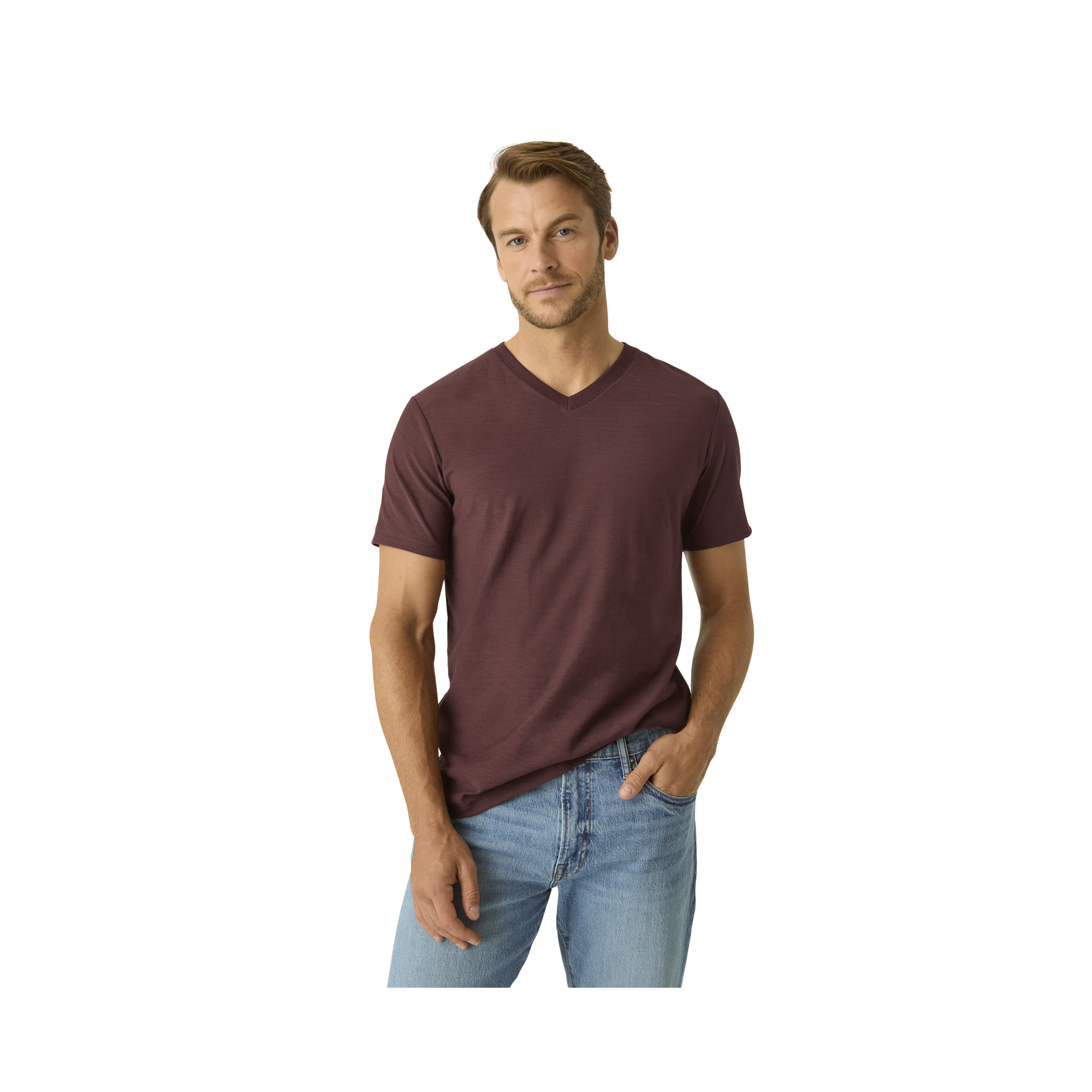 Men's Air Slub V-Neck T-Shirt