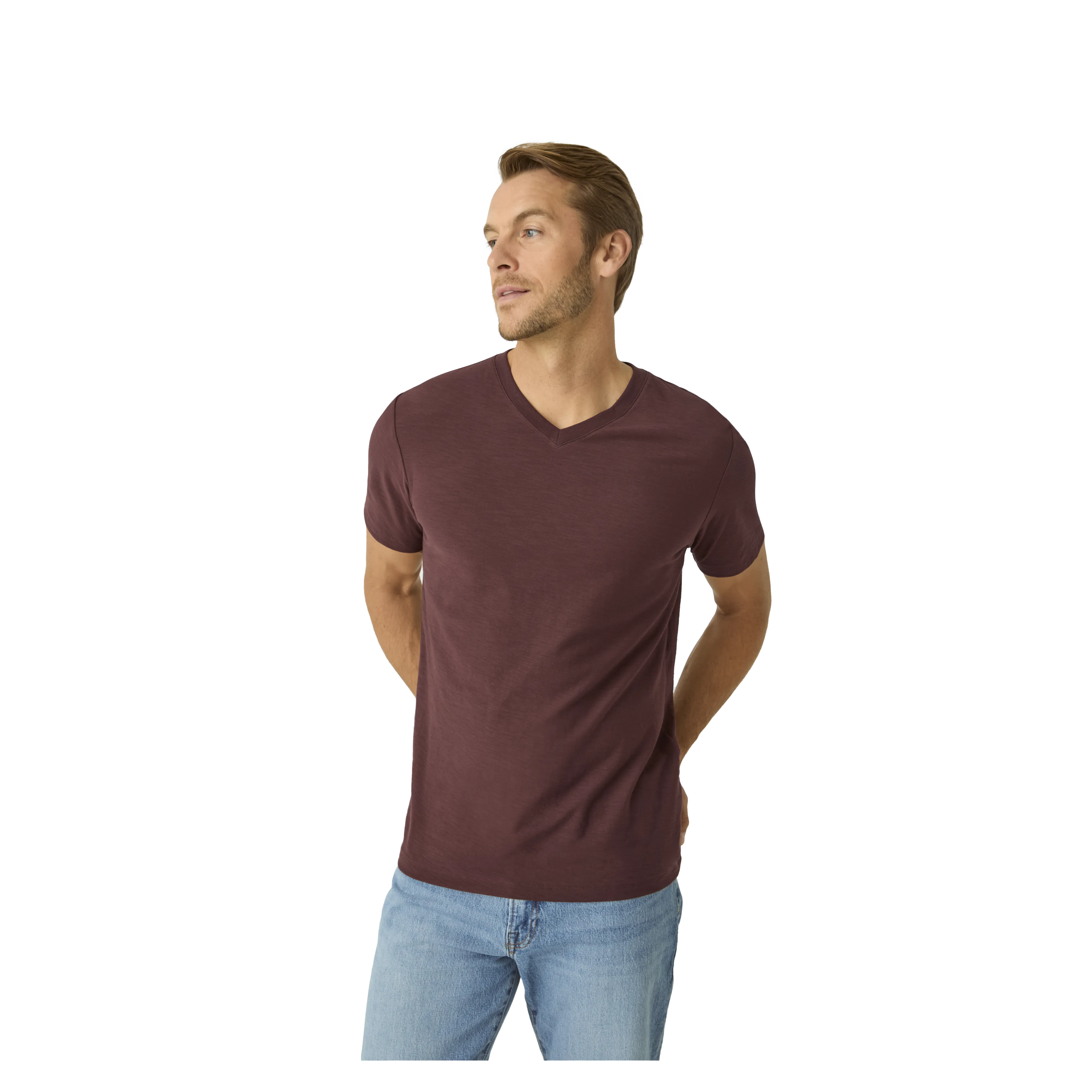 Men's Air Slub V-Neck T-Shirt