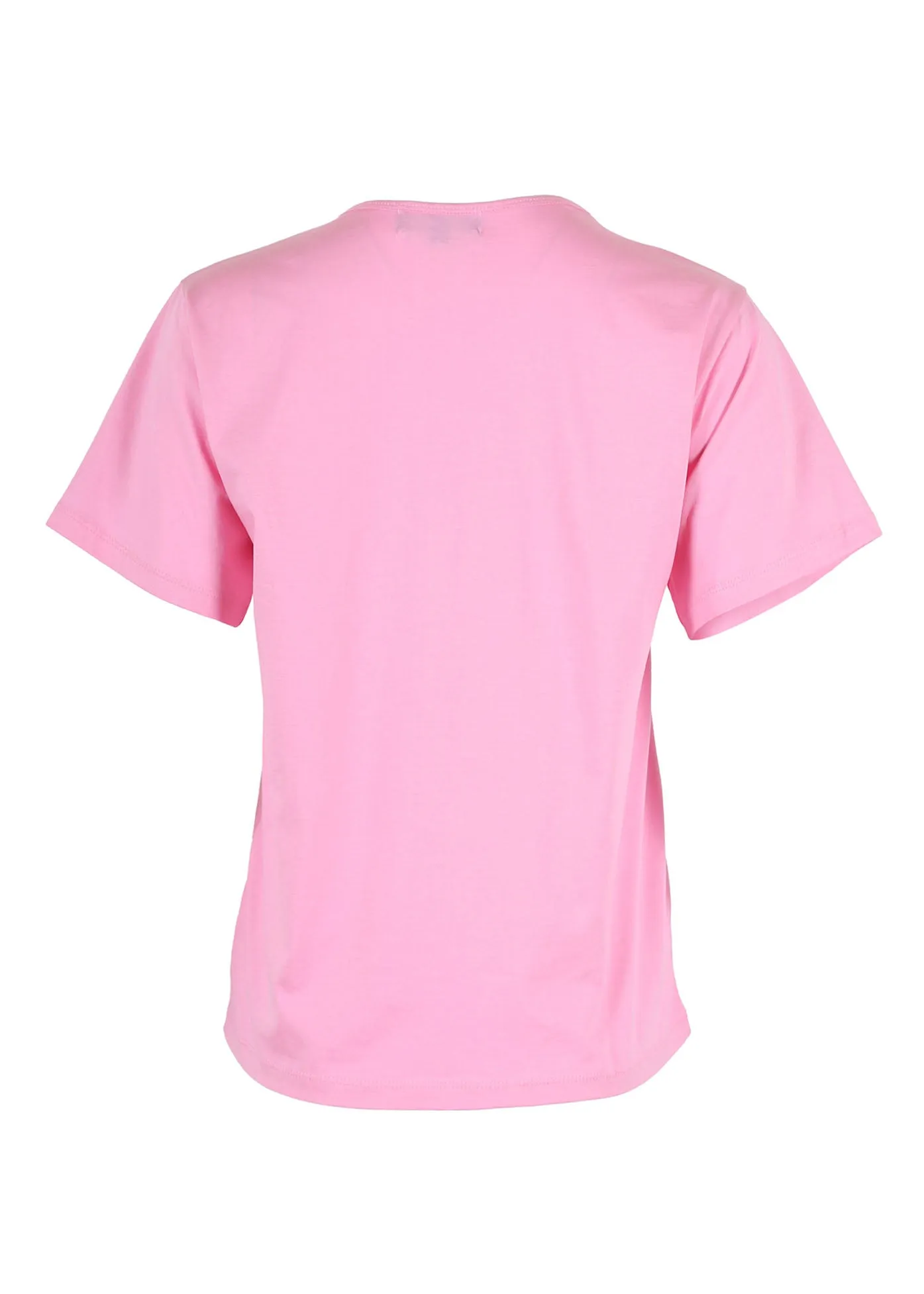 Merci Beaucoup T-Shirt Pink in Cotton Jersey