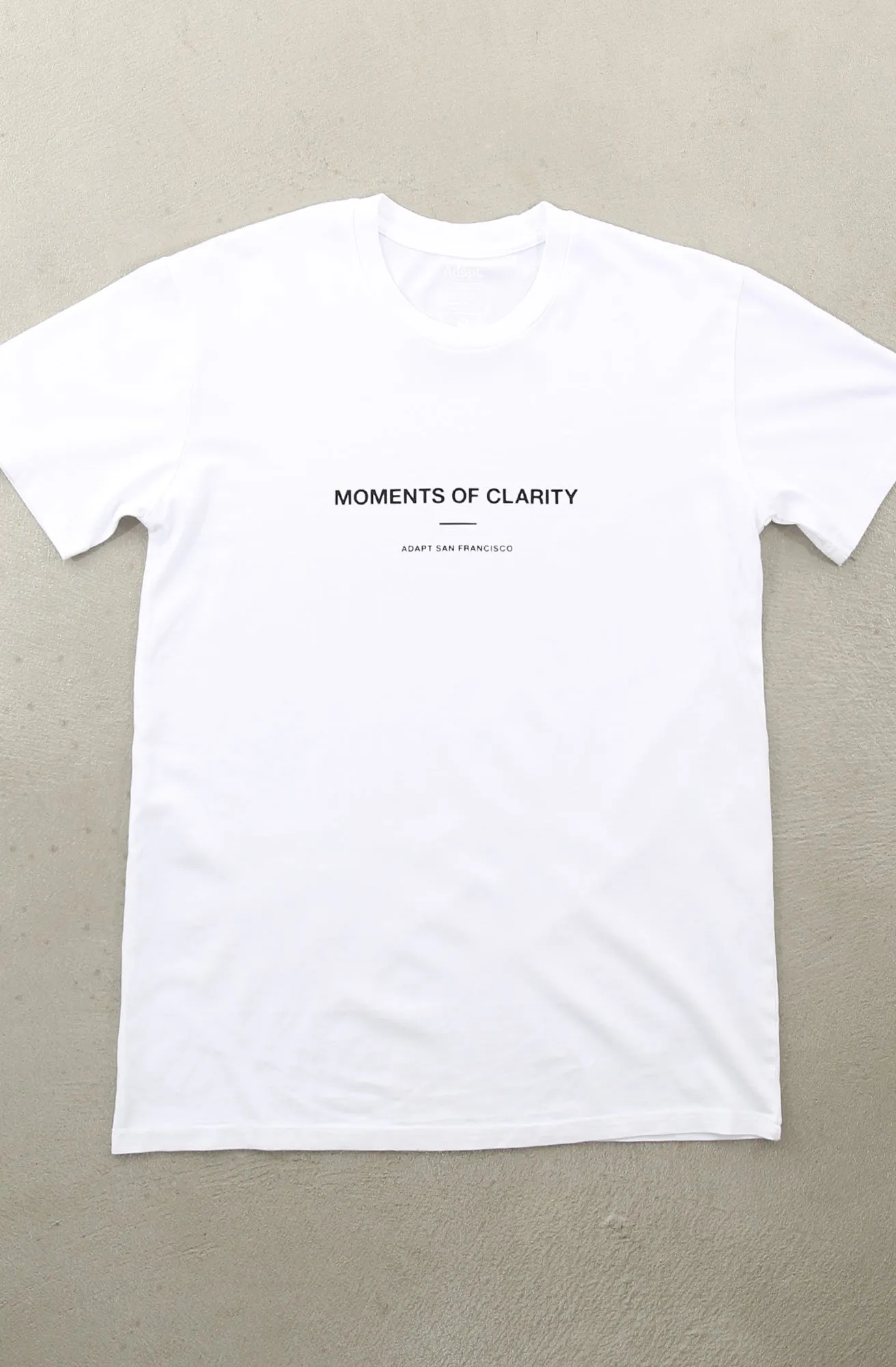 Moments of Clarity (Men's White A1 Tee)