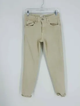 Moussy Size 27=4 Cream Denim Premium Denim Jeans