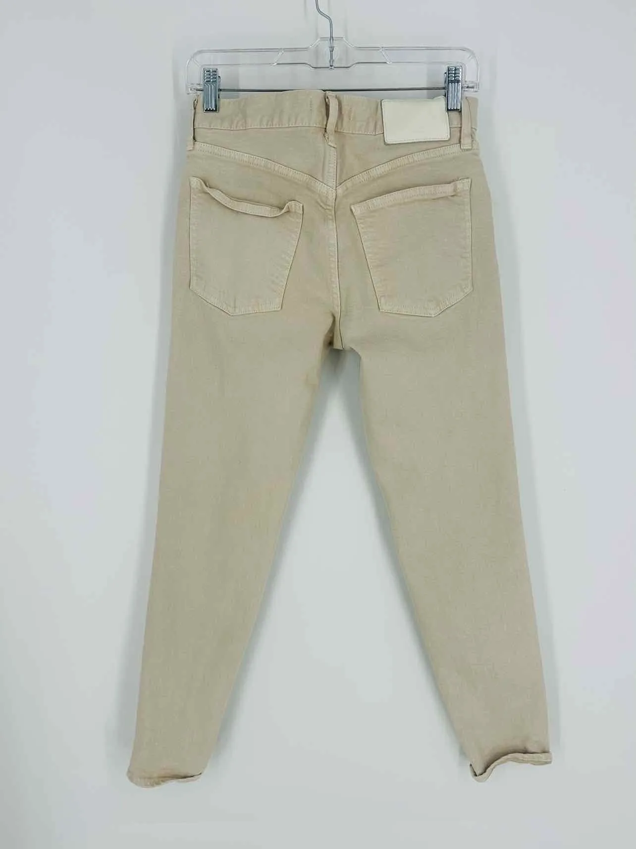 Moussy Size 27=4 Cream Denim Premium Denim Jeans