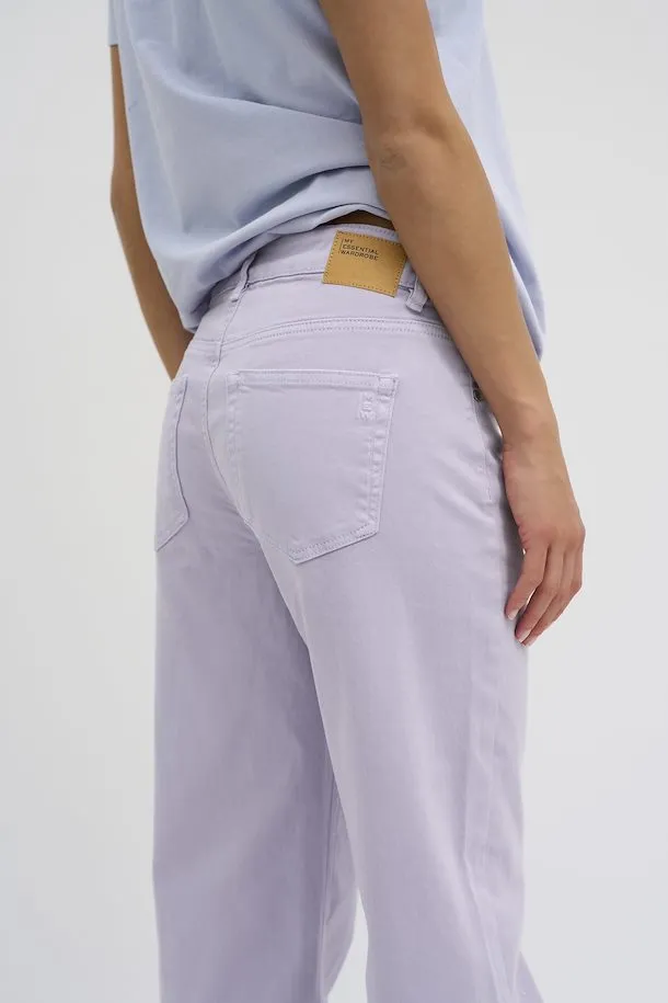 My Essential Wardrobe Nista Wide Jean in Languid Lavender