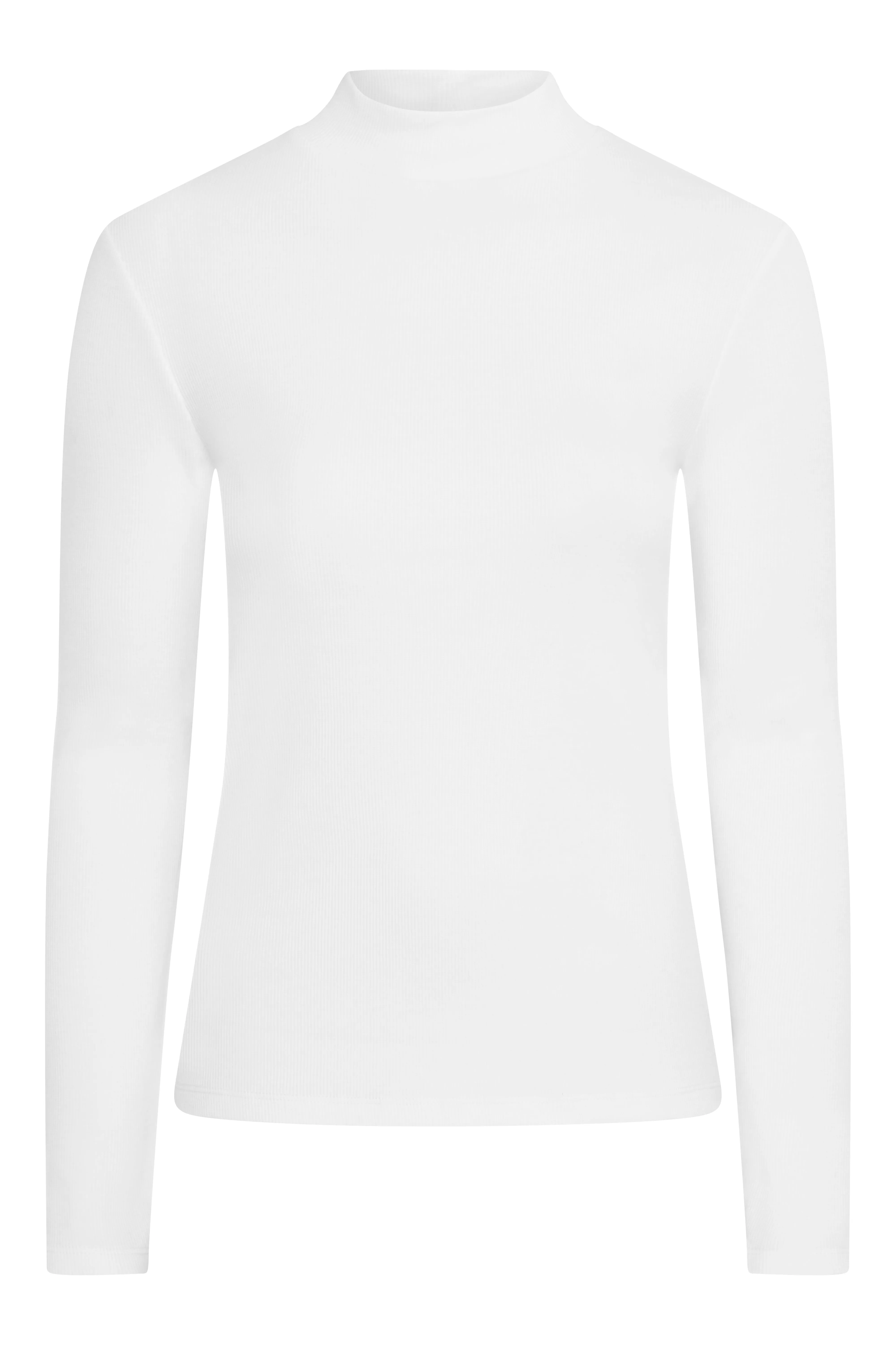 North Mock Neck Top in Cream