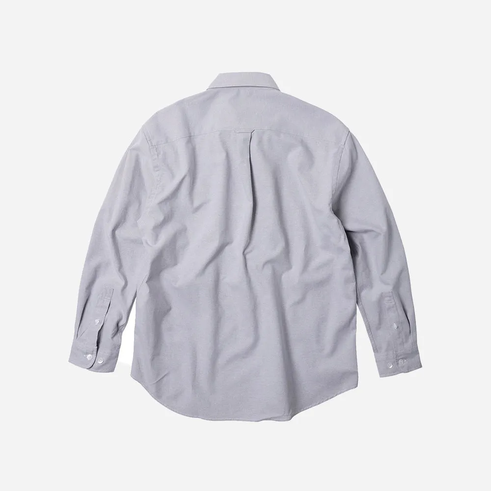 OG OXFORD OVERSIZED SHIRT - GREY