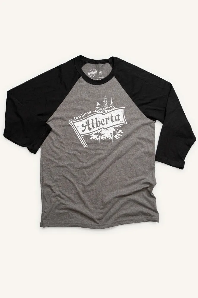 Old Style Alberta Baseball Shirt (Unisex)