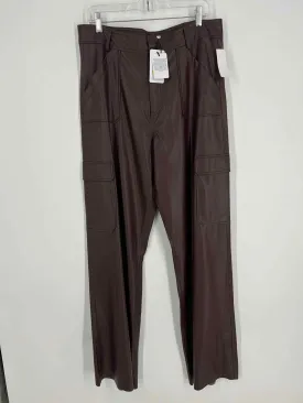 Oscar Size 12 Chocolate Faux Leather NEW Designer Pants