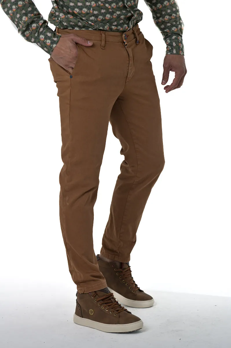 Pantaloni in cotone slim Sonic Raso FW23/24