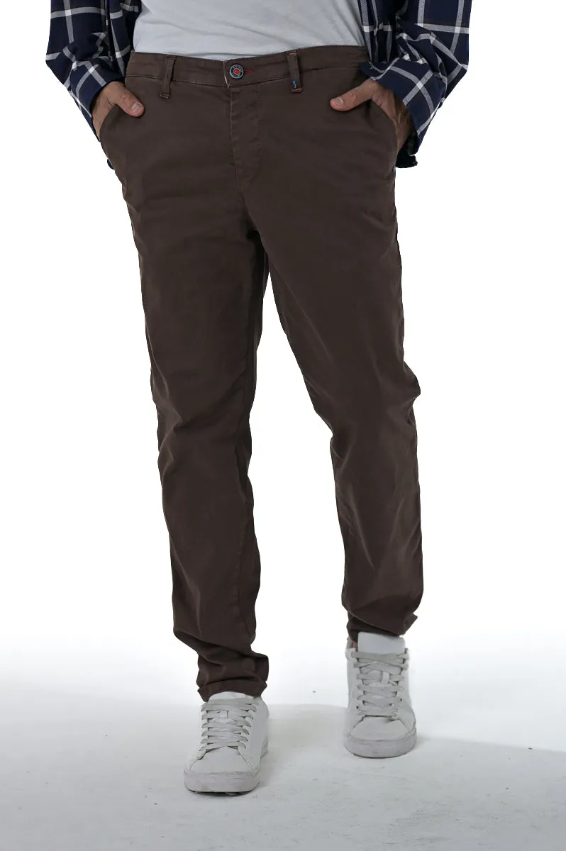 Pantaloni in cotone slim Sonic Raso FW23/24