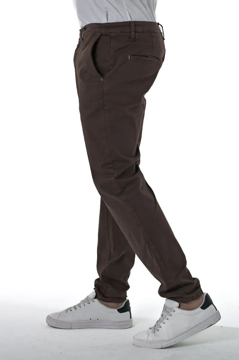 Pantaloni in cotone slim Sonic Raso FW23/24