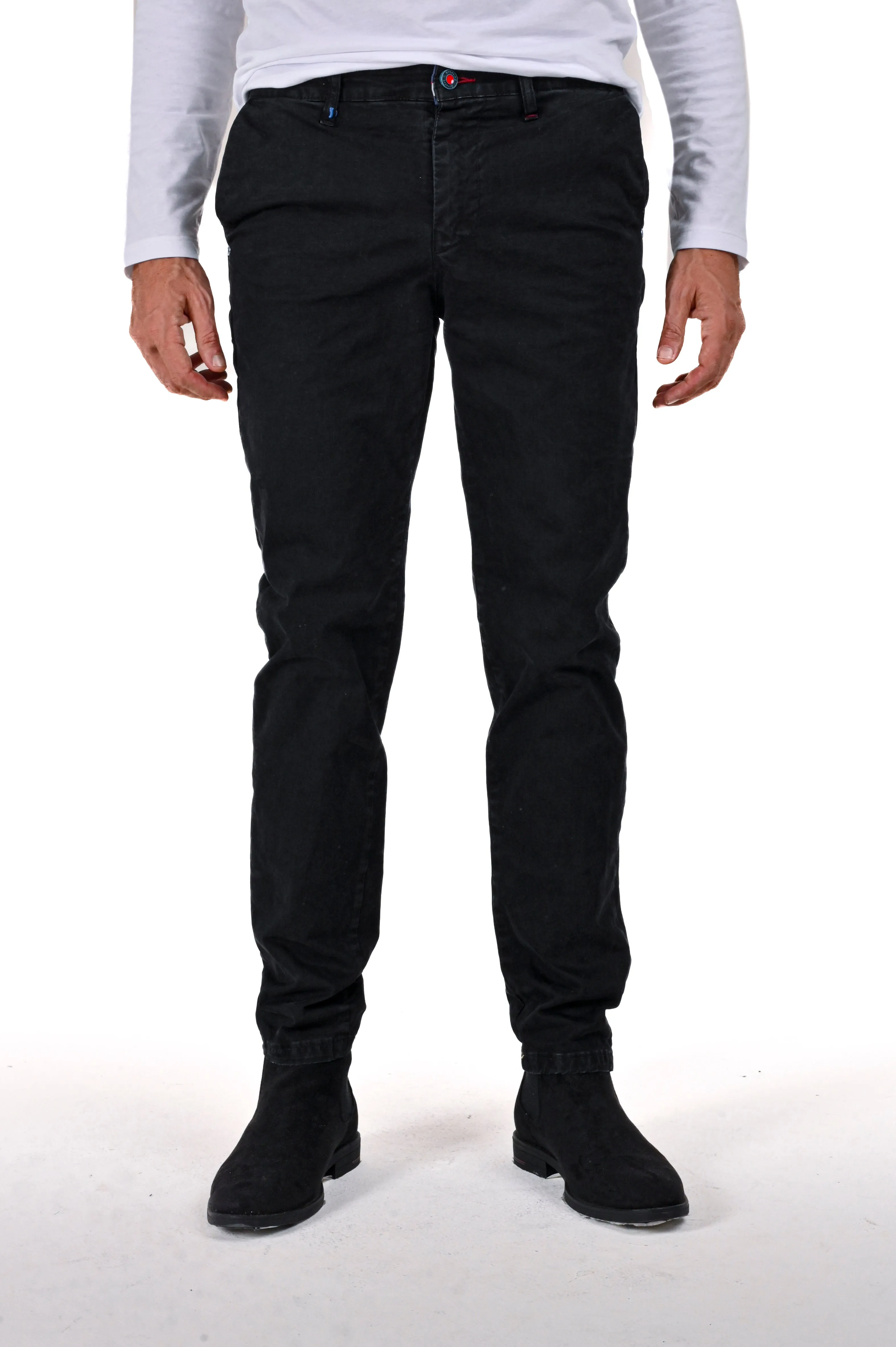 Pantaloni in cotone slim Sonic Raso FW23/24