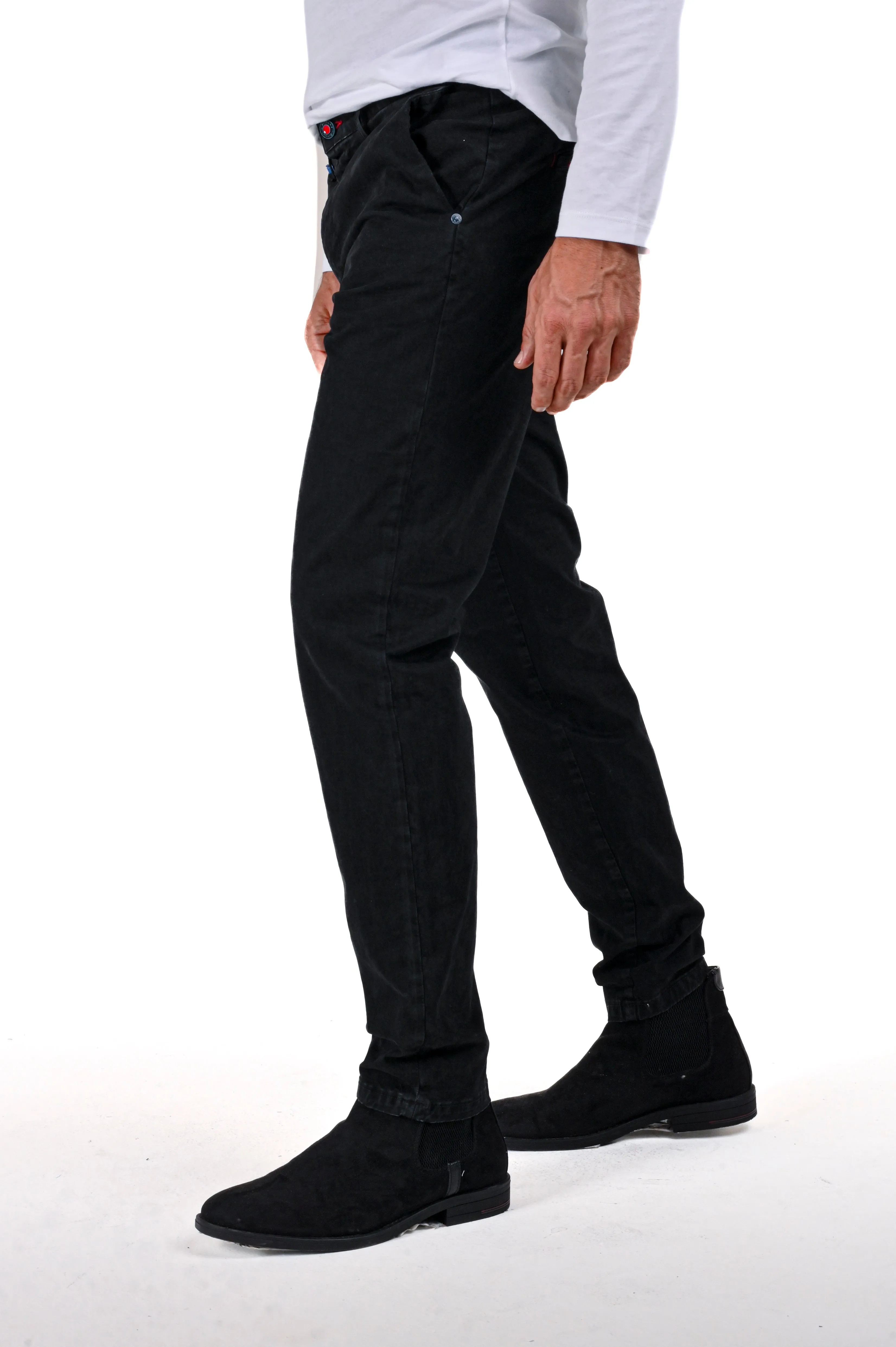 Pantaloni in cotone slim Sonic Raso FW23/24