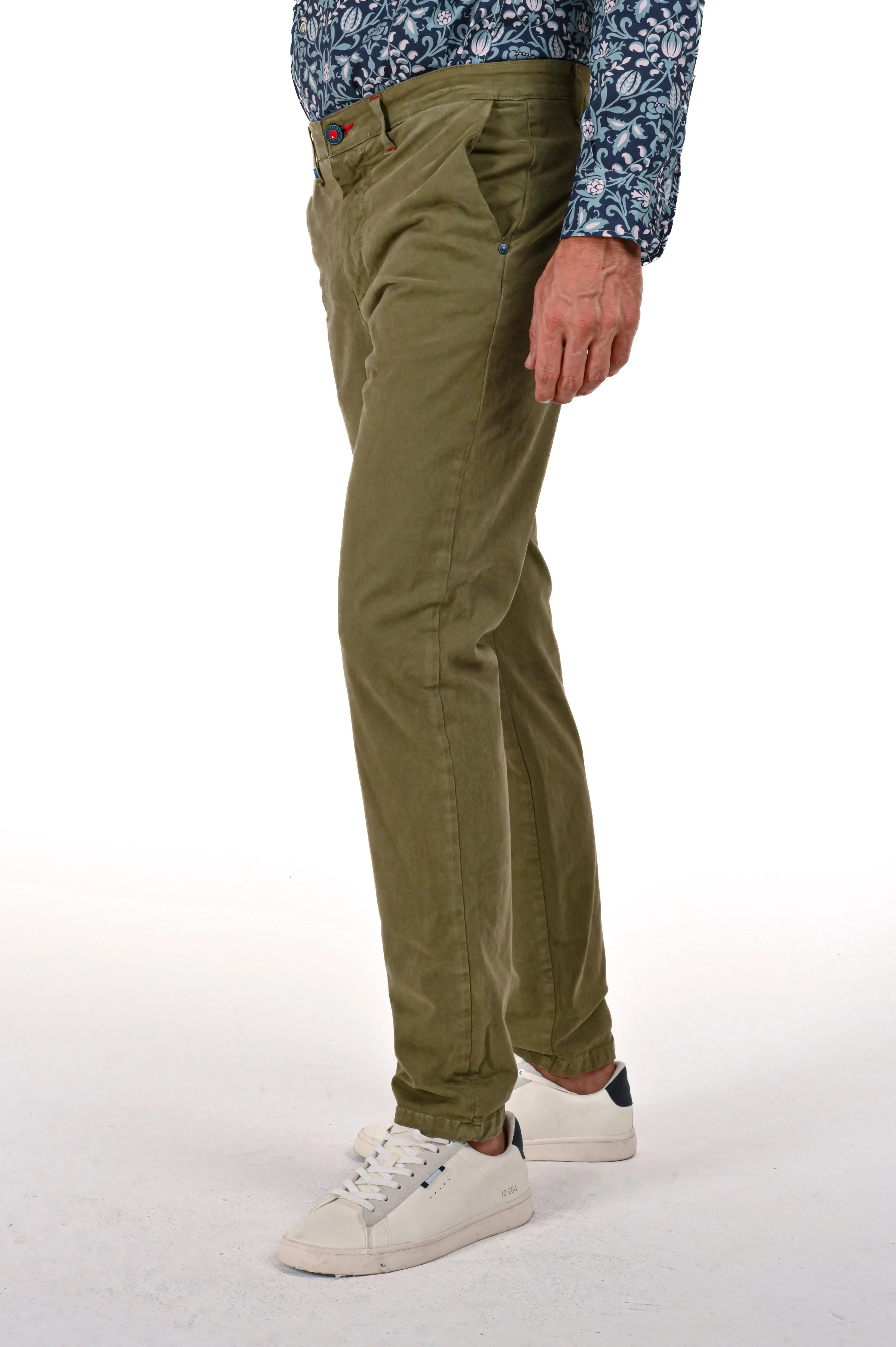 Pantaloni in cotone slim Sonic Raso FW23/24