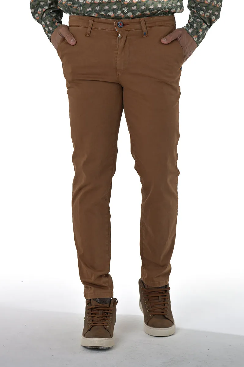 Pantaloni in cotone slim Sonic Raso FW23/24