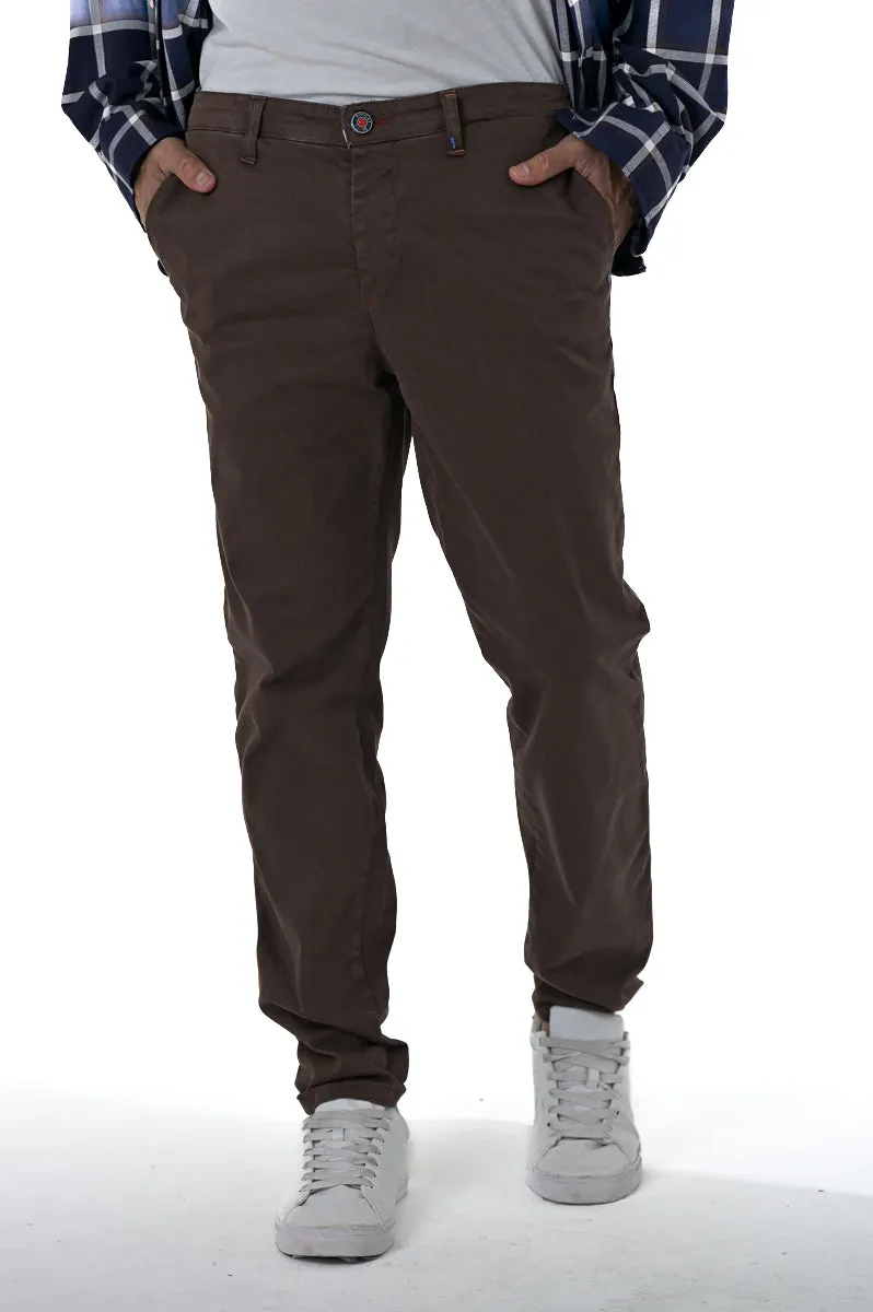 Pantaloni in cotone slim Sonic Raso FW23/24