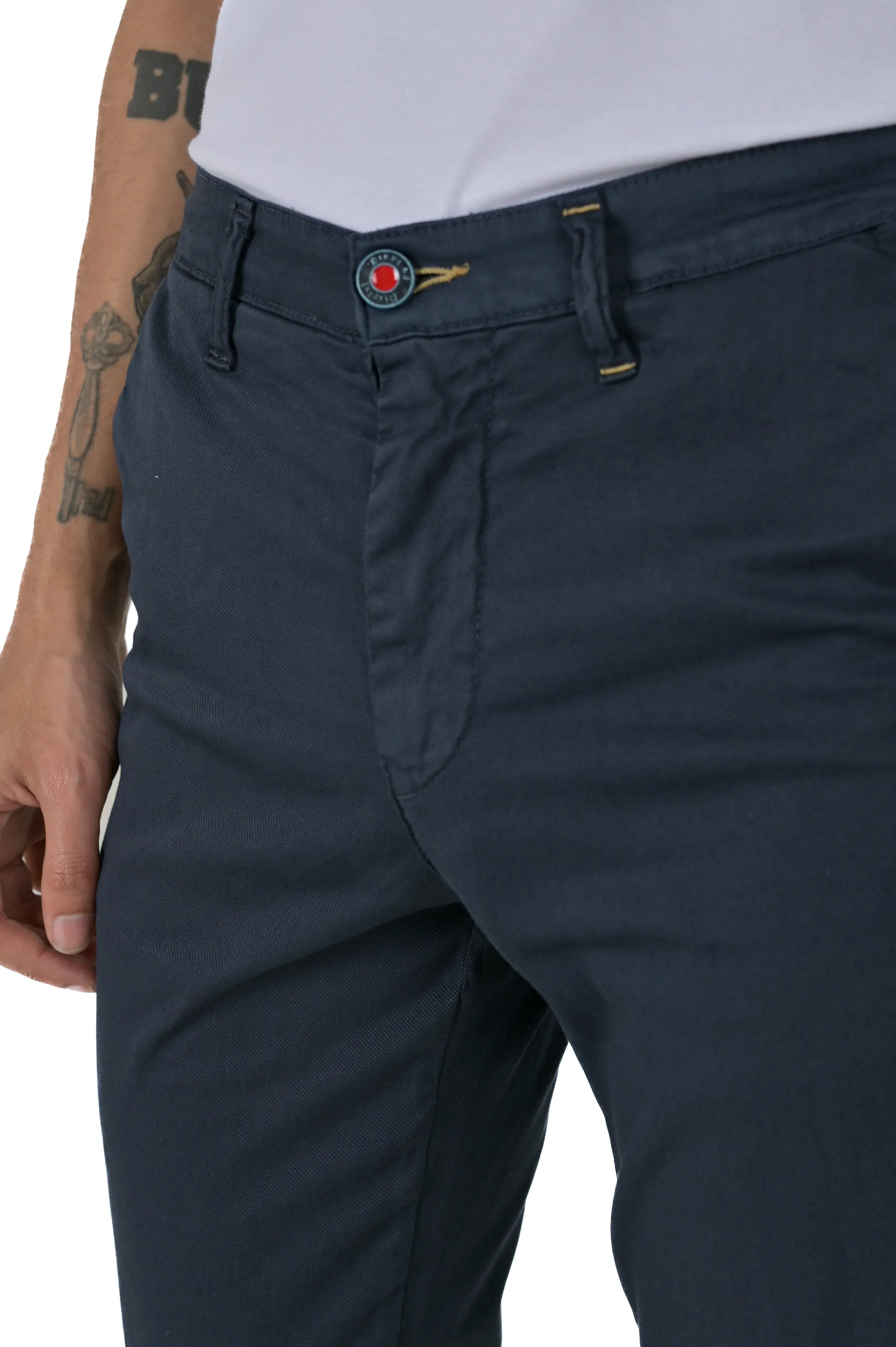 Pantaloni slim Sonic Maldive Blu SS24