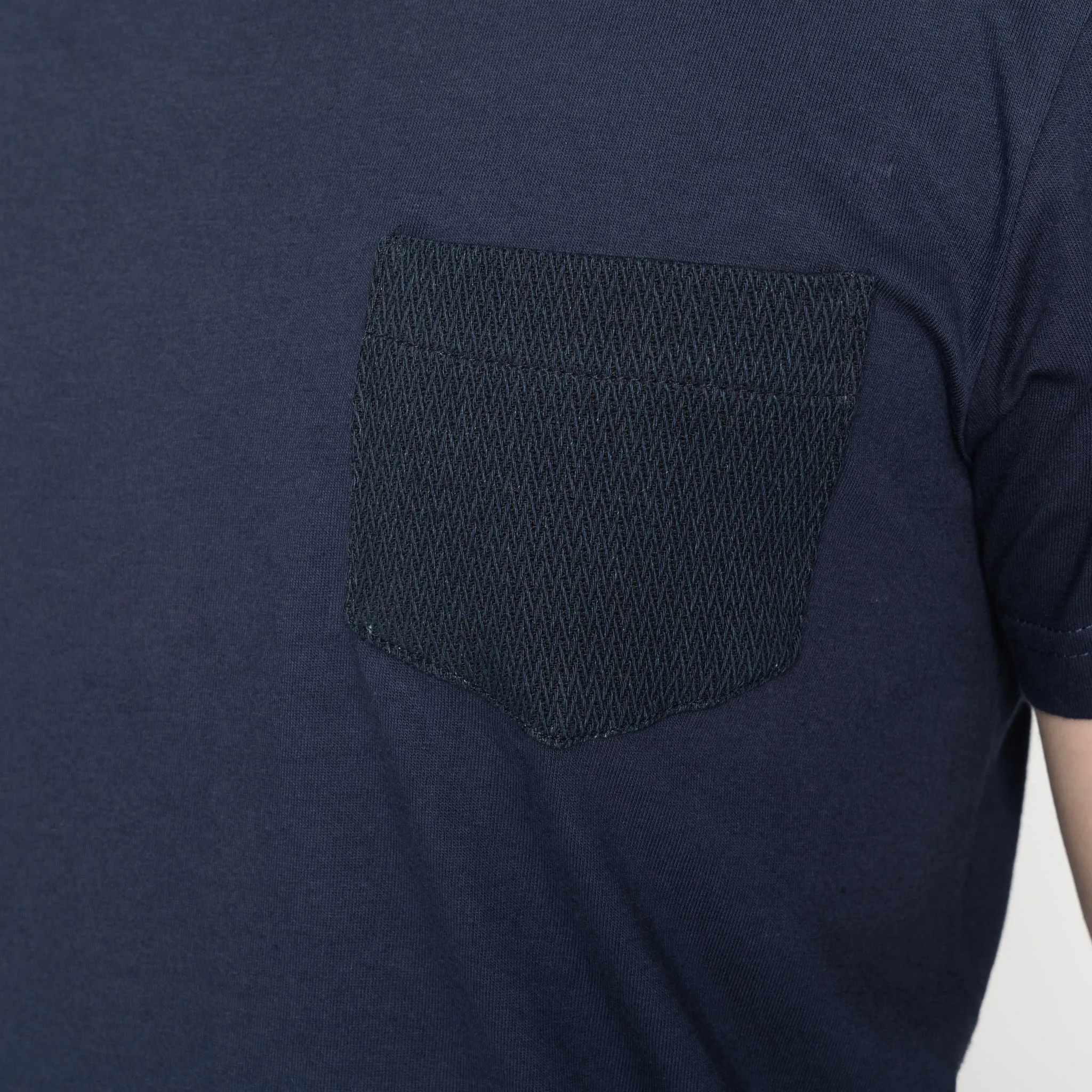 Pocket Tee - Navy - Yagasuri Denim