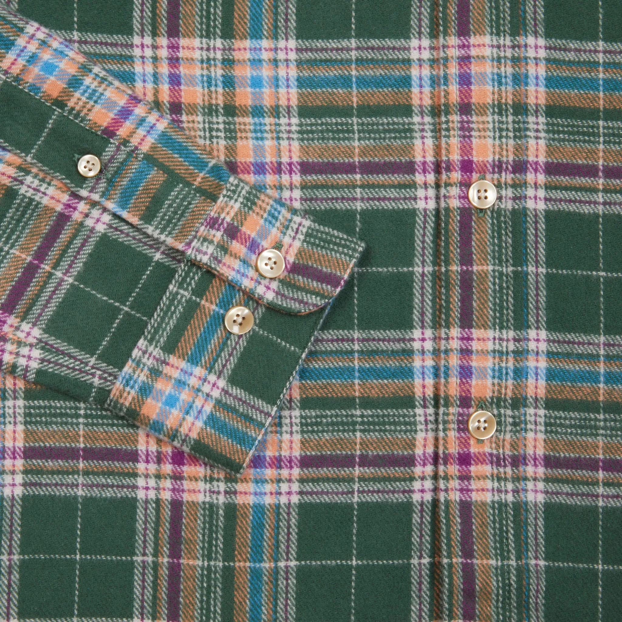 Portuguese Flannel Olissipo Shirt in Green