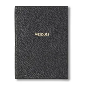 "Wisdom" Leather Journal