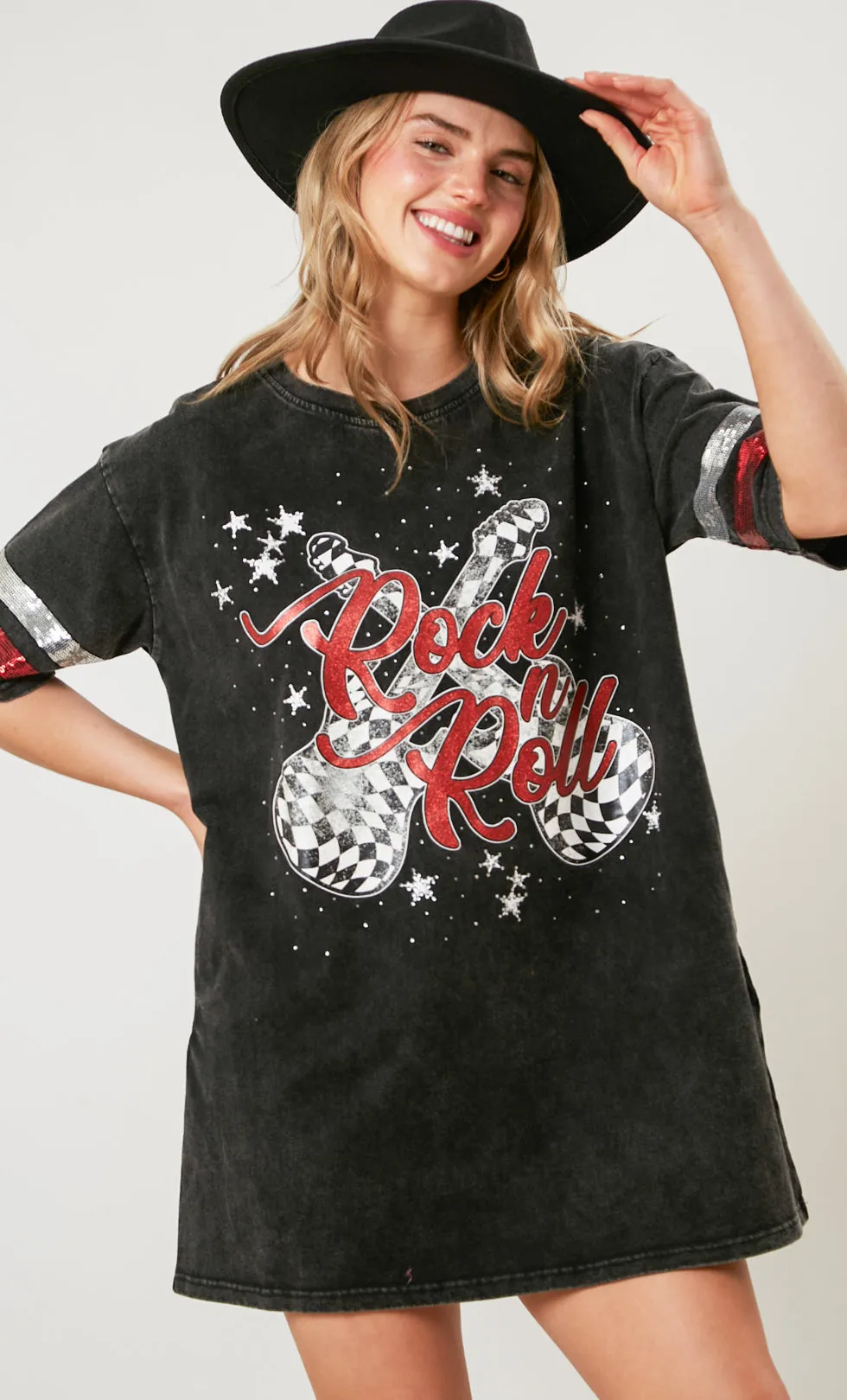 Rock N Roll Tee Dress