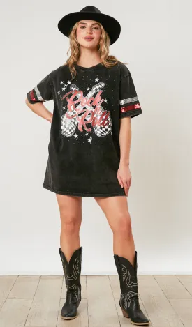 Rock N Roll Tee Dress