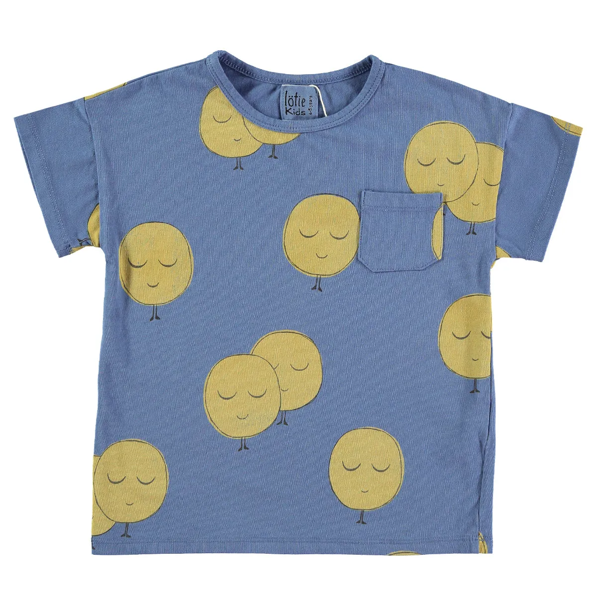 Short Sleeve T-Shirt Moons – blue