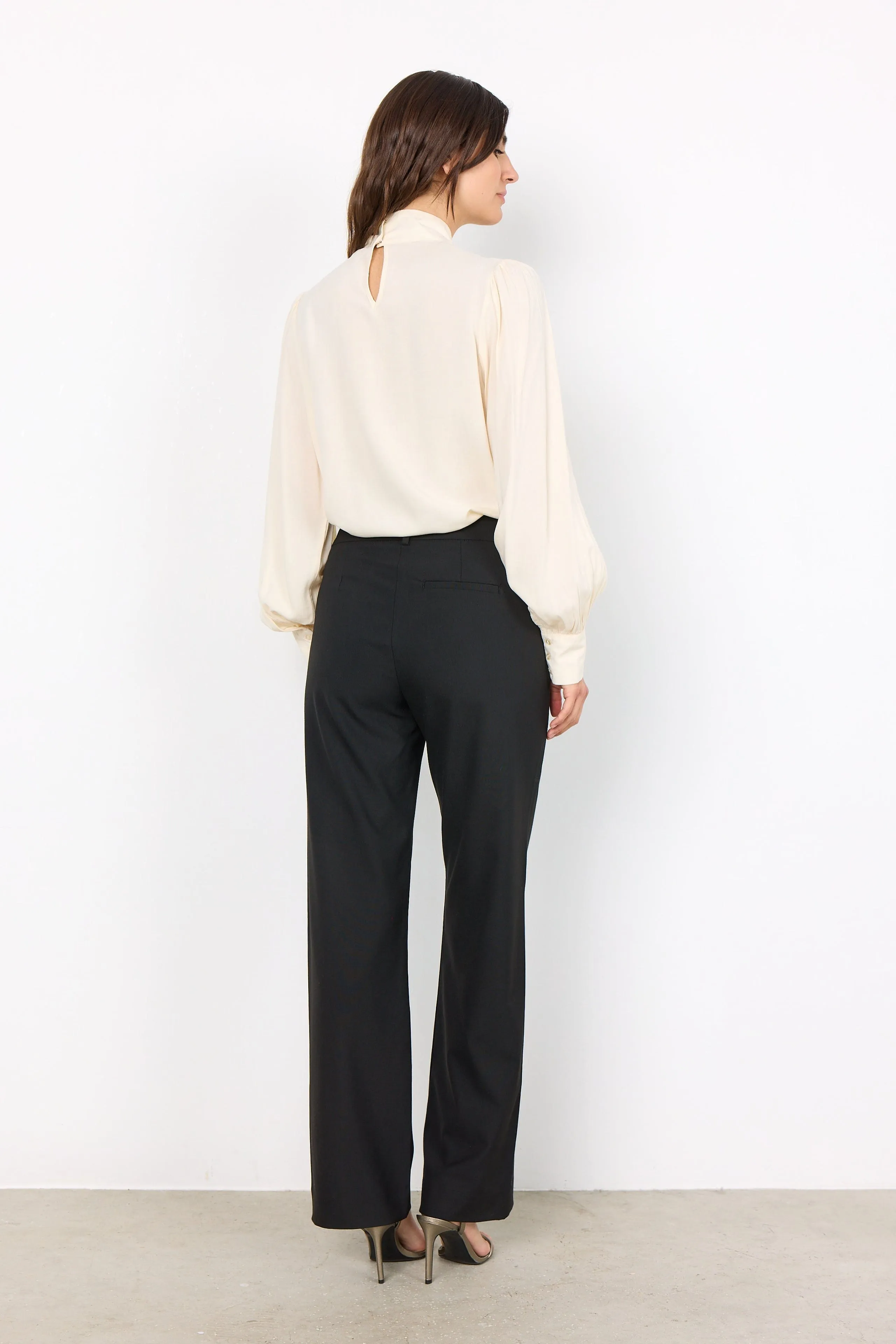 Soya Concept Pleat Detail Blouse Ivory