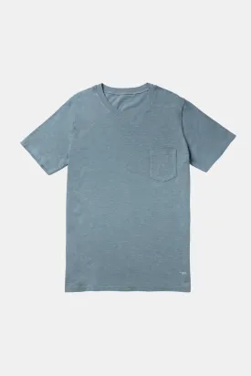 T-SHIRT REVERSIBLE RIB SKY BLUE