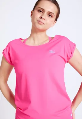 Tennis Loose Fit Shirt, hibiscus pink