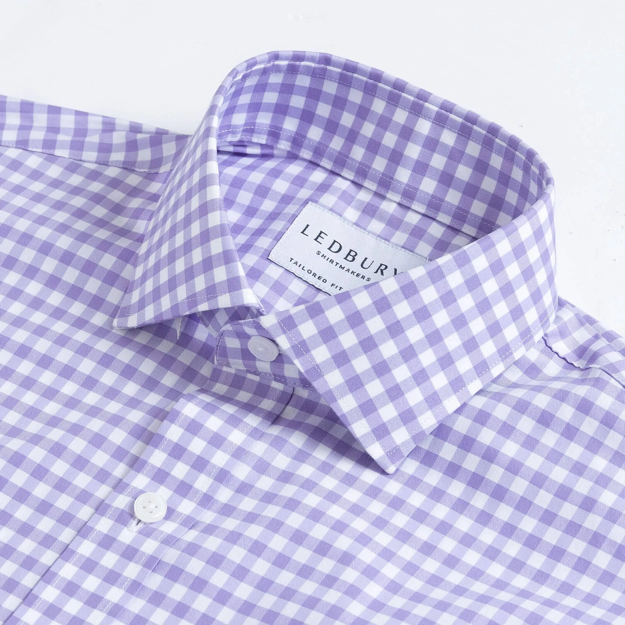 The Purple Winslow Gingham Custom Shirt