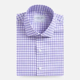 The Purple Winslow Gingham Custom Shirt