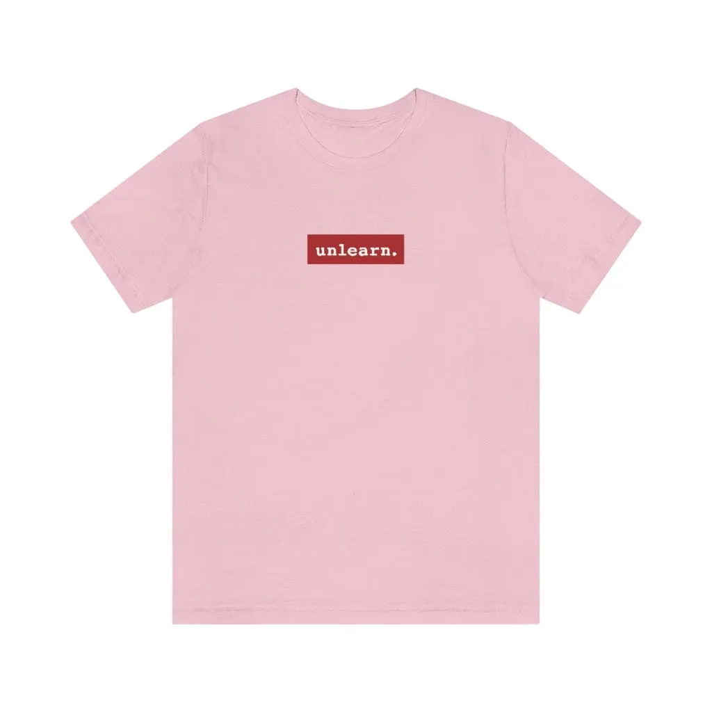 unlearn Red Box Logo - Relaxed Fit T-shirt